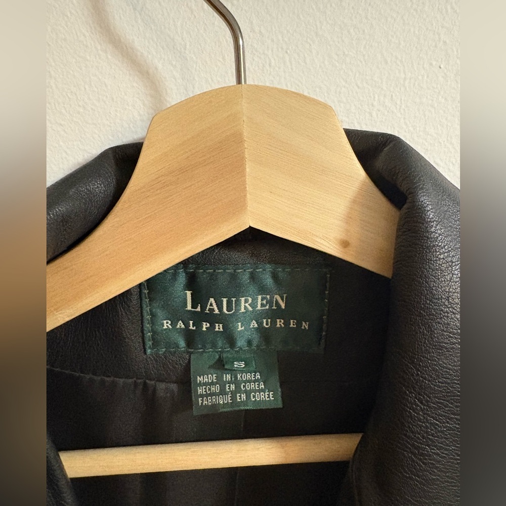 Leather Ralph Lauren Jacket - Picture 4 of 6